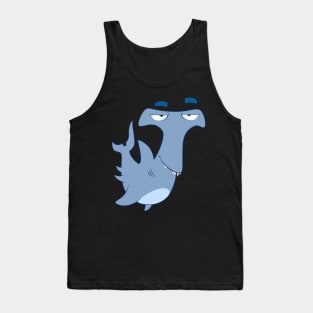 Cute Cartoon Hammer Shark Tank Top